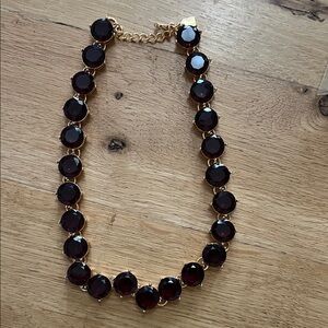 Elegant Gold and burgundy Necklace